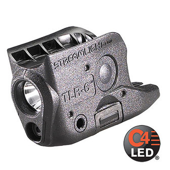 TLR-6 (GLOCK&reg; 43X/48) C4 LED, red laser. Incl. 2X CR 1/3N batterij
