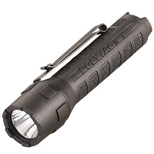 PolyTac X inclusief batterij 2 x CR123A, zwart