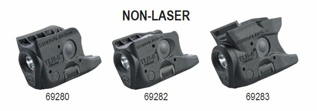 TLR-6 zonder Laser (GLOCK® 42/43/43X/48) C4- LED - incl 2 x CR 1/3N, black
