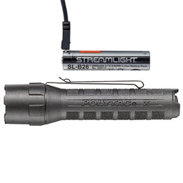 PolyTac X USB - 18650 batt. en USB kabel, zwart (BOX) PolyTac X USB - 18650 batt. en USB kabel, zwart (BOX)