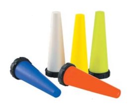 Verkeerskegel PolyStinger LED, rood