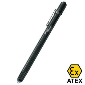 Stylus LED ATEX inclusief batterij 3 x AAAA, zwart/wit} Stylus LED ATEX inclusief batterij 3 x AAAA, zwart/wit